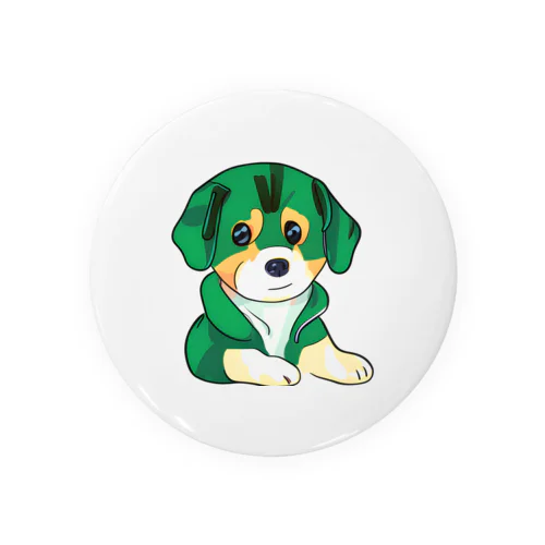 かわいい子犬 Tin Badge