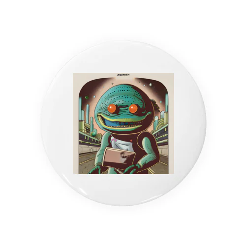 宇宙人シリーズ Tin Badge