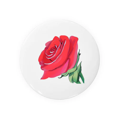 紅いバラ Tin Badge