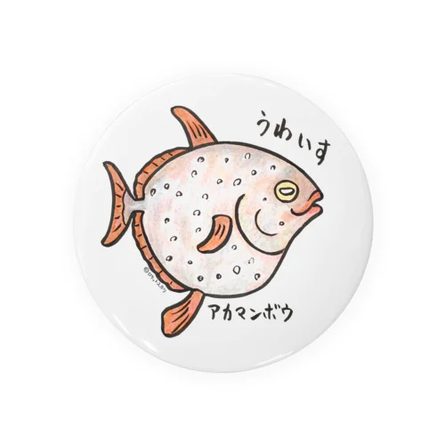 アカマンボウ Tin Badge