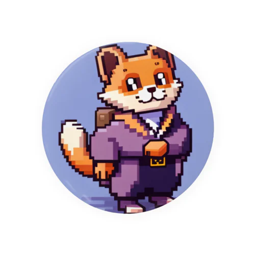 かわいいたぬきのドット絵グッズ Tin Badge