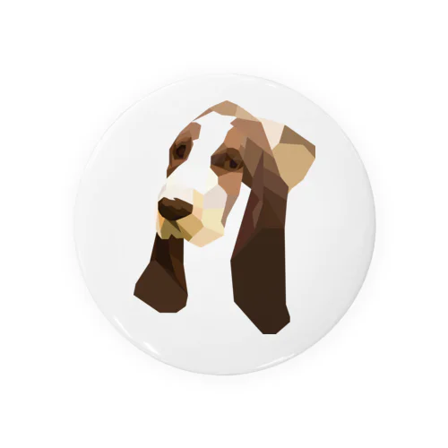 バセットハウンド Tin Badge