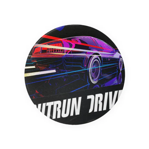 OUTRUN DRIVE Tin Badge