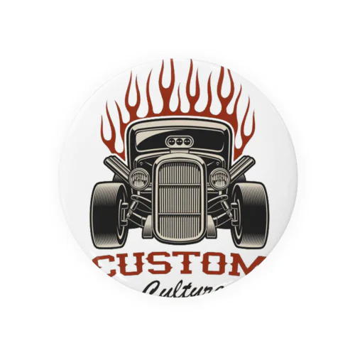 カスタム・カー　CUSTOM CAR Tin Badge