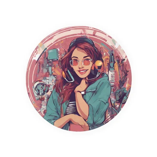 マイコレクション 美しい女性 Tin Badge