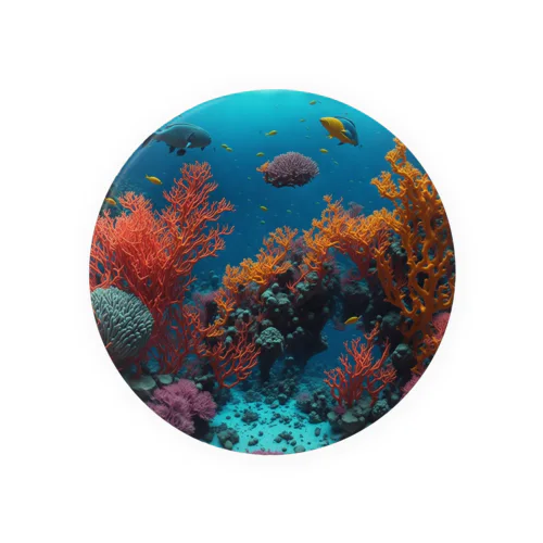 癒しの珊瑚礁 Tin Badge