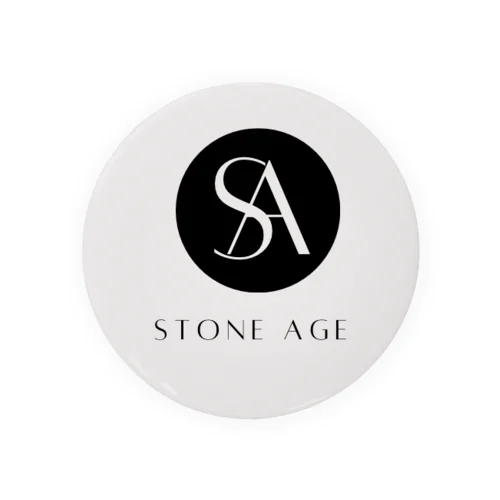 Stone Age のロゴ 缶バッジ