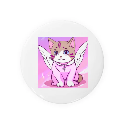 天使の猫ちゃん Tin Badge