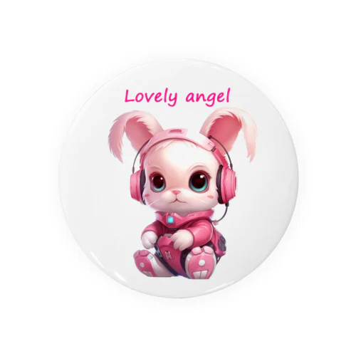 Lovely angel~うさぎちゃん Tin Badge