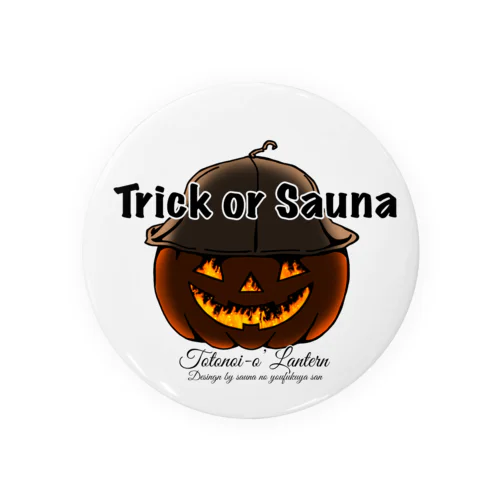 Trick or Sauna Tin Badge