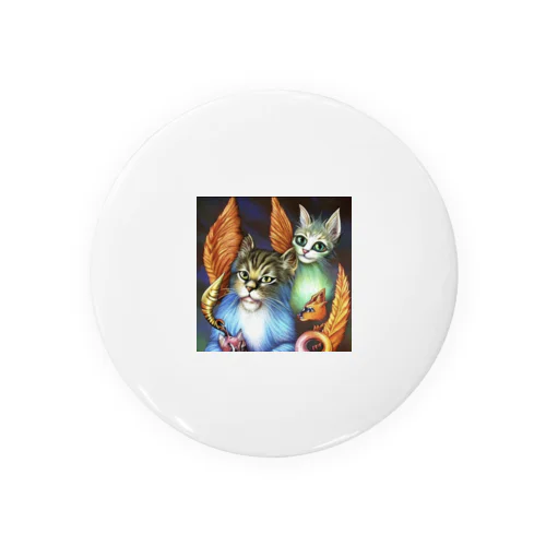 ファンタジーな猫 Tin Badge