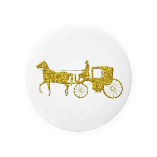 馬車　gold Tin Badge