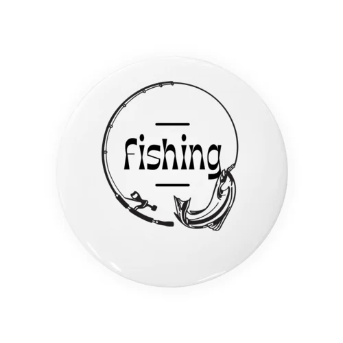 fishing Tin Badge