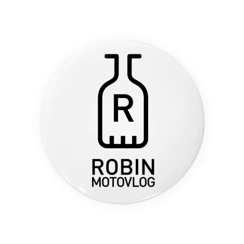 ROBIN MOTOVLOG／フルクロロゴ 缶バッジ