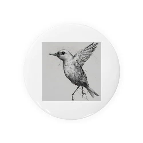 羽ばたく鳥 Tin Badge