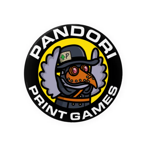 Pandori Print Games Tin Badge