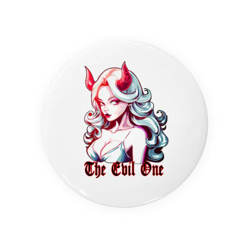 the Evil One　美しき悪魔 Tin Badge