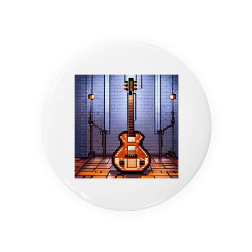 ドット絵のペダルスチールギター Tin Badge