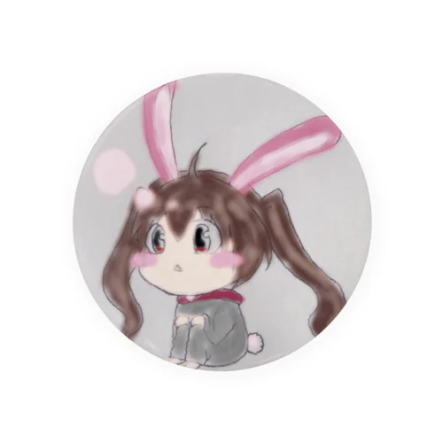 うさぎ女子 Tin Badge