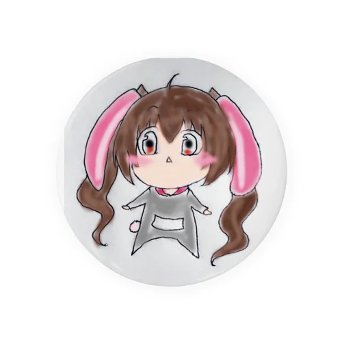 うさぎ女子2 Tin Badge