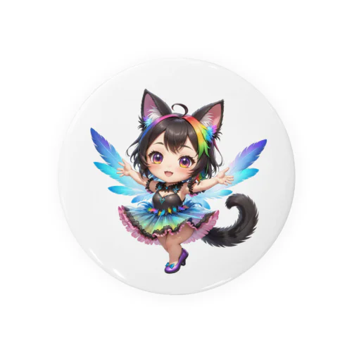 妖精のハロウィンフェス（黒猫2） Tin Badge