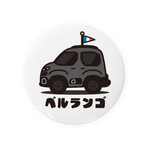 [カタカナ]シトロエン ベルランゴ [グリ プラチナム] ステッカー/キーホルダー/バッヂ CITROËN BERLINGO かわいい おしゃれ  Tin Badge