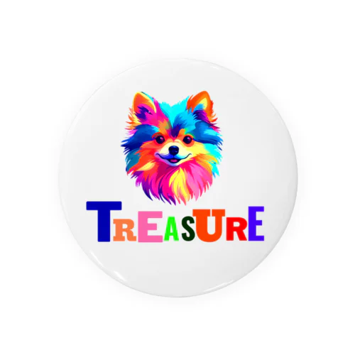 Treasure（ポメラニアン） Tin Badge