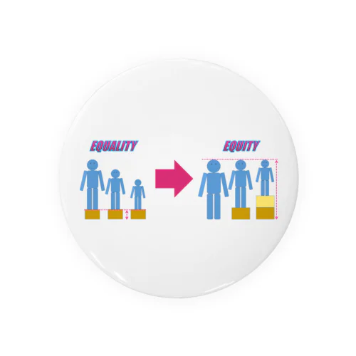 EQUALITY&EQUITY Tin Badge