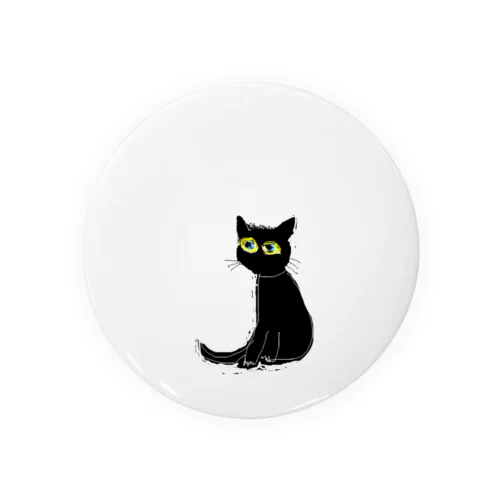 黒猫の僕の名前は、ソックス Tin Badge