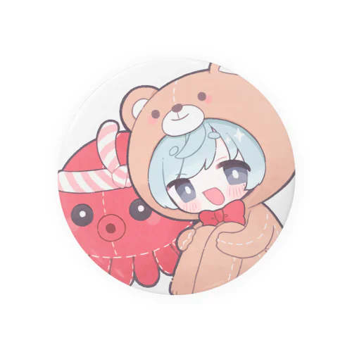 きぐるみいな🧸 Tin Badge