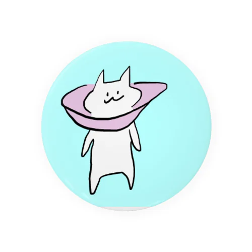 てぐせねこ Tin Badge