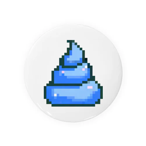 うんち（ブルー）| Poop (blue) Tin Badge