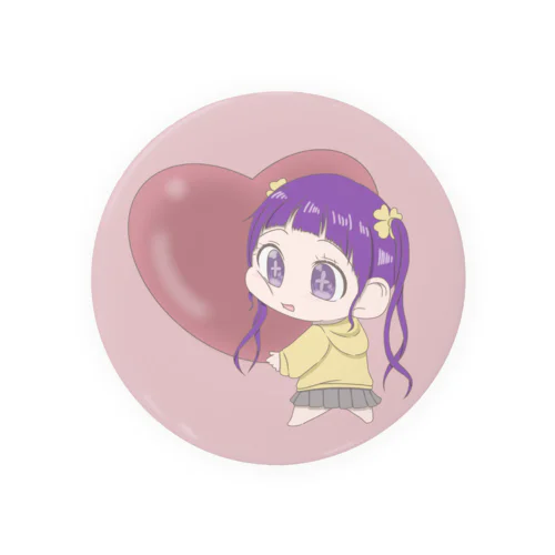 女の子 りんちゃん Tin Badge