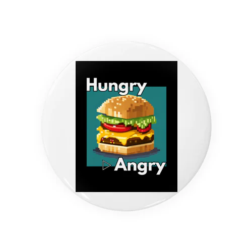 【ハンバーガー】hAngry  Tin Badge