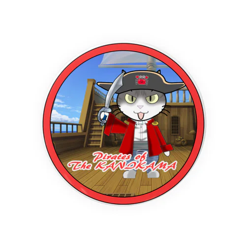 パイレーツオブカニカマ Tin Badge