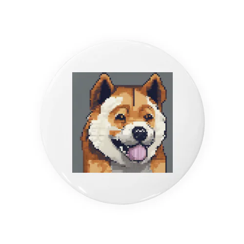 ドット絵の犬 Tin Badge