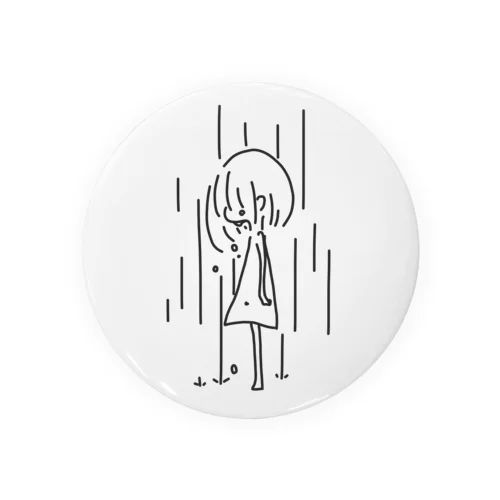 心に降る雨 Tin Badge