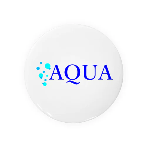 AQUA 缶バッジ