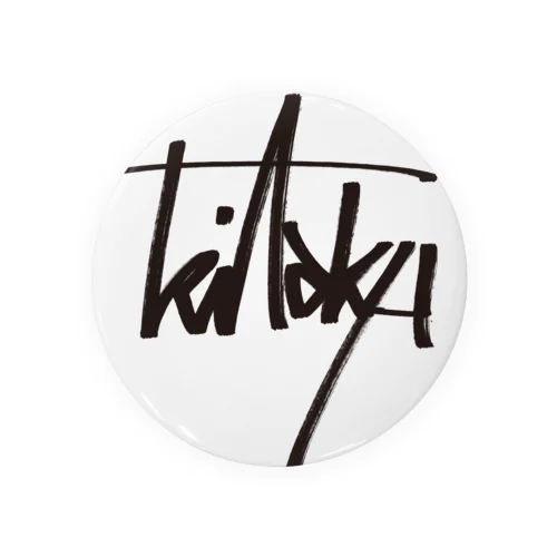 キタキュー　kitakyu グラフティーロゴ(黒 Tin Badge