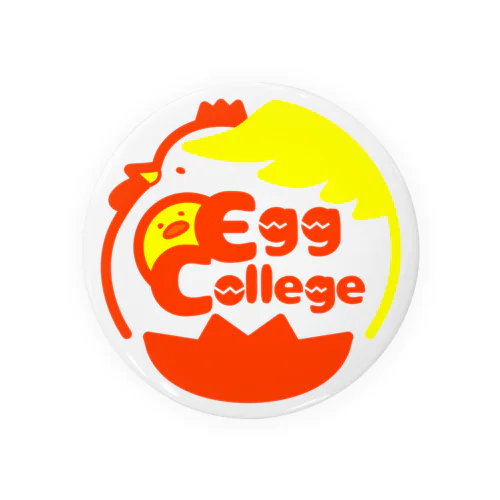 Egg college 公式 缶バッジ