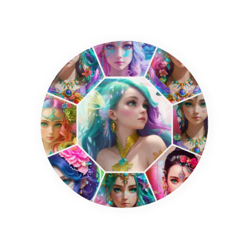  mermaid paradise  Tin Badge