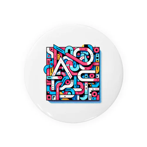 ABSTRACT Tin Badge