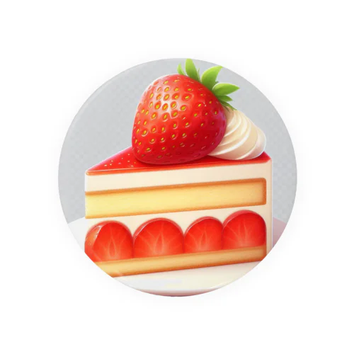 ショートケーキ Tin Badge