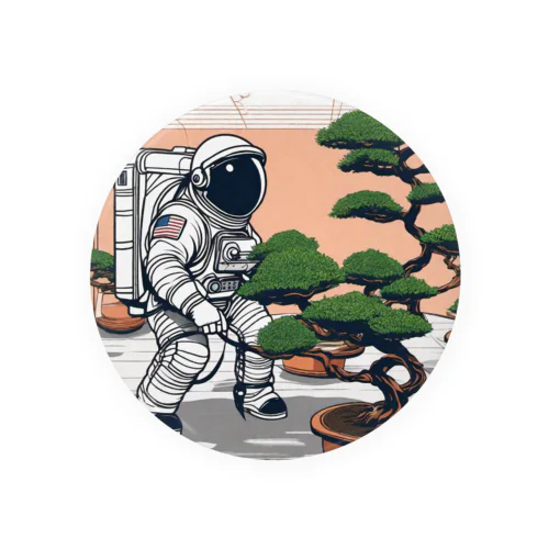 スペース盆栽 Tin Badge