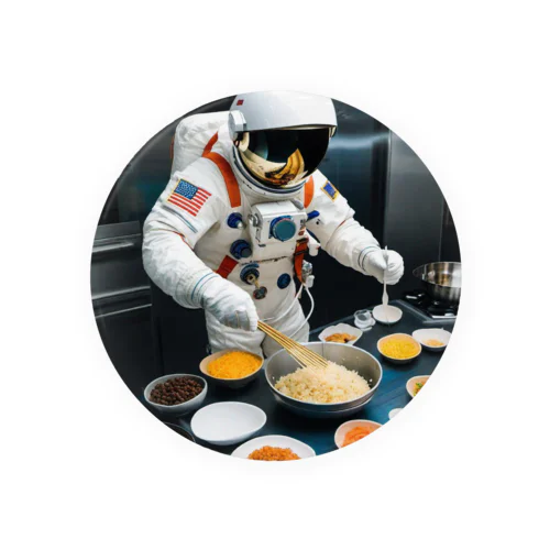 スペースクッキング炒飯編 缶バッジ