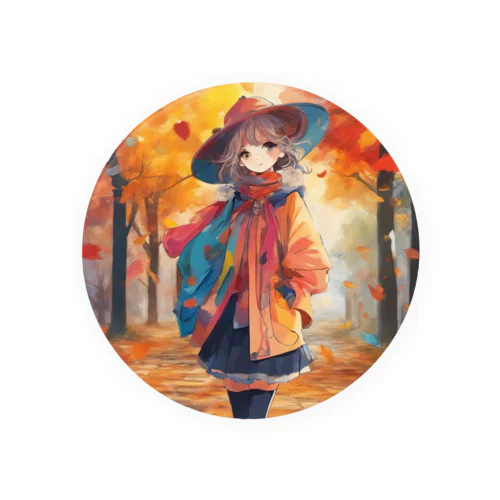 autumn 02 Tin Badge