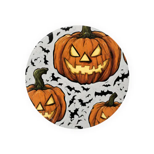 ハロウィンかぼちゃのお化け２のグッズ Tin Badge