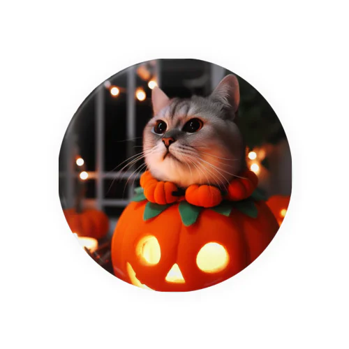 にゃんこハロウィンパーティー🎃 Tin Badge