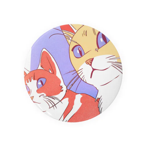 夕映え双猫 Tin Badge