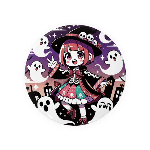 ハロウィンの魔法少女 缶バッジ